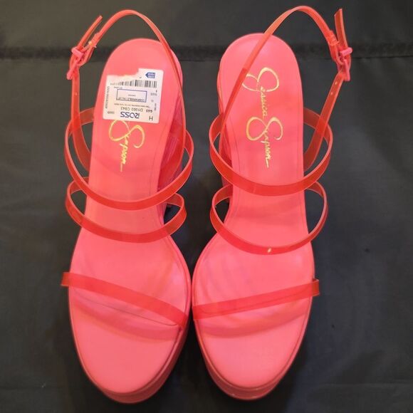 BRAND NEW JESSICA SIMPSON CHOLENA  PLATFORM WEDGE SANDAL G1 - Picture 2 of 16